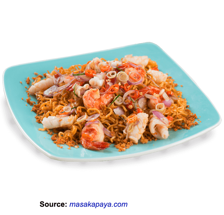 Indomie Seafood with Sambal Matah